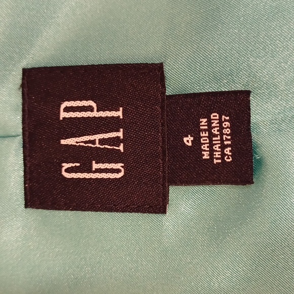 Gap Peacock Blue Velvet Preppy Blazer- Sz. 4 - Picture 9 of 13